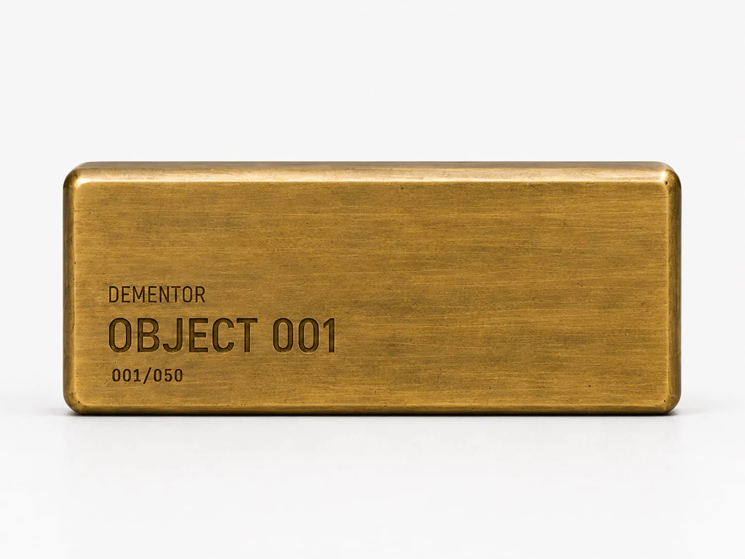 OBJECT 001 — задняя сторона с маркировкой