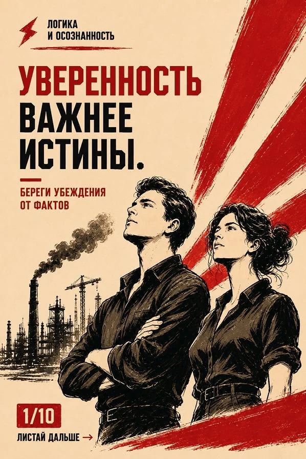 Кадр 1 из 10. Логика и осознанность. Береги убеждения от фактов