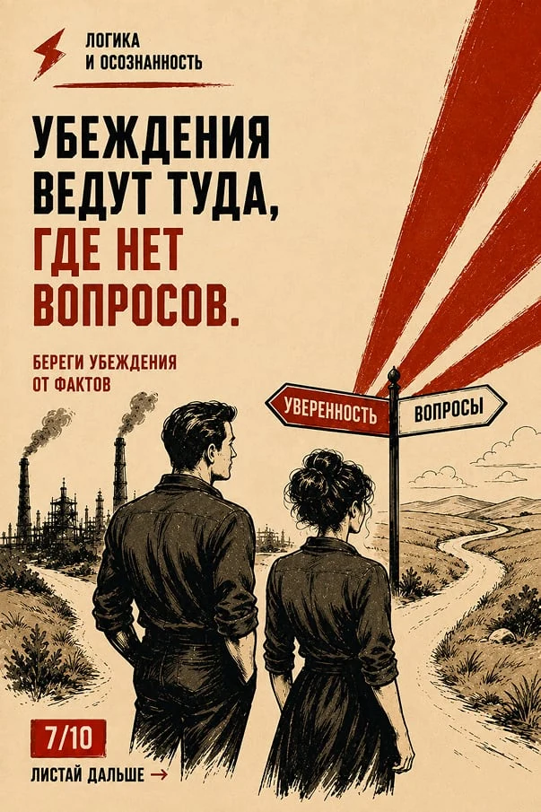 Кадр 7 из 10. Уверенность важнее истины