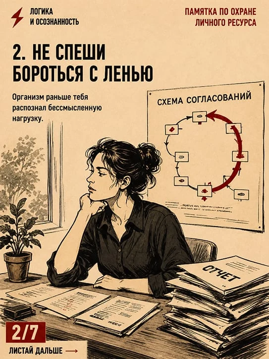 Кадр 3 из 8 серии Памятка по охране личного ресурса