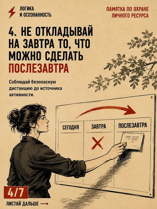 Кадр 5 из 8 серии Памятка по охране личного ресурса